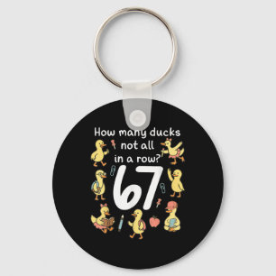 Hoeveel eenden niet allemaal op een rij Grappige 6 Sleutelhanger