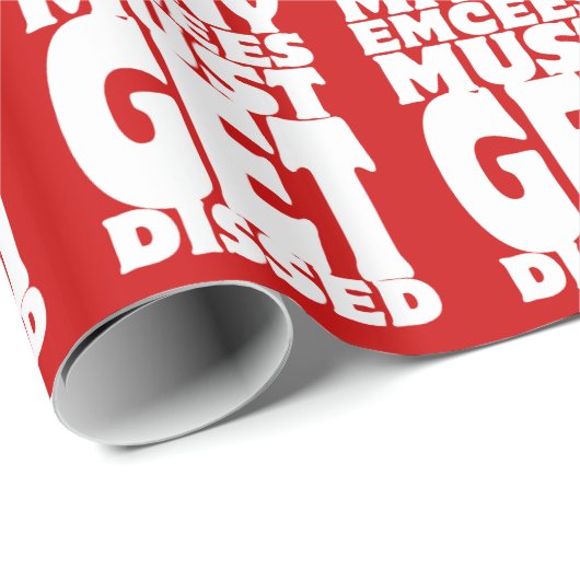 Hoeveel Emcee's moeten er gekust worden Cadeaupapier (Rol Hoek)