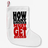 Hoeveel Emcee's moeten er gekust worden Kleine Kerstsok (Voorkant)