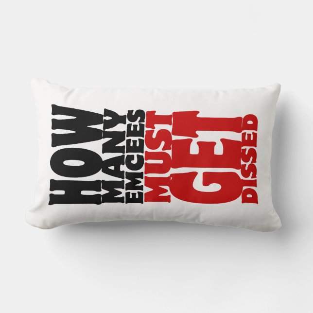 Hoeveel Emcee's moeten er gekust worden Kussen (Voorkant)