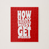 Hoeveel Emcee's moeten er gekust worden Legpuzzel (Verticaal)