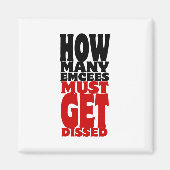 Hoeveel Emcee's moeten er gekust worden Magneet (Voorkant)