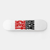 Hoeveel Emcee's moeten er gekust worden Skateboard (Horizontaal)