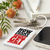 Hoeveel Emcee's moeten er gekust worden Sleutelhanger (Voorkant Rechts)