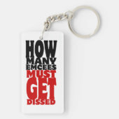 Hoeveel Emcee's moeten er gekust worden Sleutelhanger (achterkant)