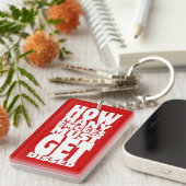 Hoeveel Emcee's moeten er gekust worden Sleutelhanger (Voorkant Rechts)