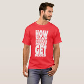 Hoeveel Emcee's moeten er gekust worden T-shirt (Voorkant volledig)