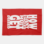 Hoeveel Emcee's moeten er gekust worden Theedoek (Horizontaal)