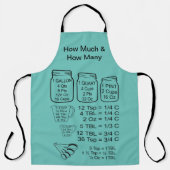 Hoeveel en hoeveel Apron Schort (Voorkant)