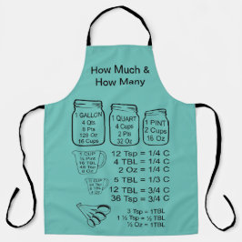 Hoeveel en hoeveel Apron Schort