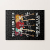 Hoeveel gitaren geven gitaarspeler legpuzzel (Horizontaal)