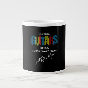 Hoeveel gitaren heeft een gitaarspeler enkel nodig grote koffiekop