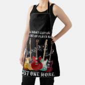 Hoeveel gitaren heeft een gitaarspeler nodig? Grap Schort (Insitu)