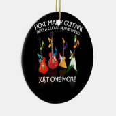 Hoeveel gitaren heeft Guitar Player meer nodig Keramisch Ornament (Rechts)