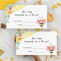 Hoeveel honingraten baby shower game