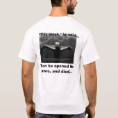 "Hoeveel hou je van me?" T-shirt (Achterkant)