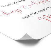 Hoeveel Hugs & Kisses Cherry Vrijgezellenfeest spe Poster (Hoek)