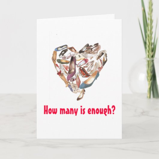 Hoeveel is genoeg? feestdagen kaart (Voorkant)