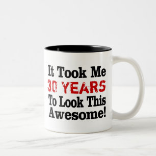 Hoeveel Jaar om Awesome te Worden Tweekleurige Koffiemok