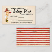 Hoeveel Kaart van de brandweerschoeisel van de bra Plaatskaartje (Voorkant / Achterkant)