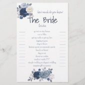 Hoeveel kent u de Bride Trivia Card Flyer? Flyer (Voorkant)