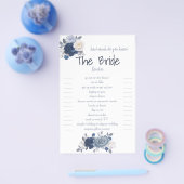Hoeveel kent u de Bride Trivia Card Flyer? Flyer (Enkel)
