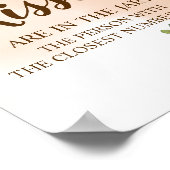 Hoeveel Kisses | Game-teken van het Vrijgezellenfe Poster (Hoek)