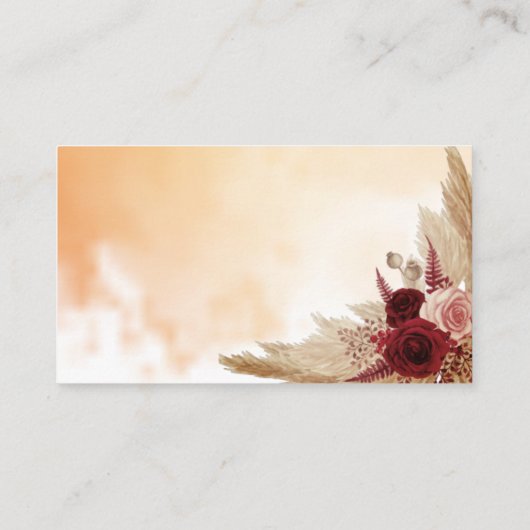 Hoeveel Kisses Pampas Vrijgezellenfeest spelkaart Plaatskaartje (Achterkant)