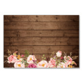 Hoeveel Kisses Rustic Vrijgezellenfeest game Kaart (Achterkant)