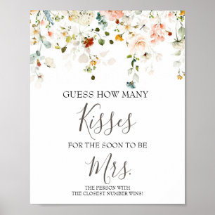 Hoeveel Kisses voor binnenkort Mrs Shower Game Poster