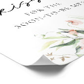 Hoeveel Kisses voor de Binnenkort Mrs Sign Poster (Hoek)