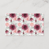 Hoeveel Kisses voor Mrs Marsala Shower Game Card Plaatskaartje (Achterkant)