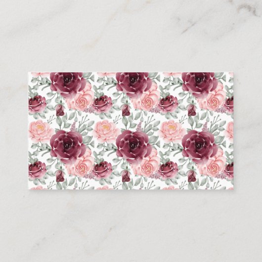 Hoeveel Kisses voor Mrs Marsala Shower Game Card Plaatskaartje (Achterkant)