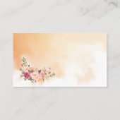 Hoeveel Kisses voor Mrs Pink Shower-spelkaart Plaatskaartje (Achterkant)