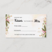 Hoeveel Kisses voor Mrs. Plaatskaartje (Voorkant)