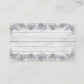 Hoeveel Kisses voor Mrs Shower Grey Game Kaart Plaatskaartje (Achterkant)