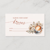 Hoeveel Kisses Vrijgezellenfeest Game Informatiekaartje (Voorkant)