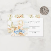 Hoeveel Kisses Vrijgezellenfeest Game Notitiekaartje (Voorkant / Achterkant in situ)