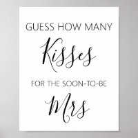 Hoeveel Kisses Vrijgezellenfeest Game