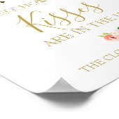 Hoeveel Kisses Vrijgezellenfeest Game Poster (Hoek)