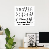 Hoeveel knopen kun je kennen? poster (Thuiskantoor)