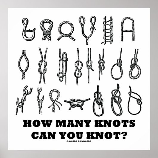 Hoeveel knopen kun je kennen? poster (Voorkant)