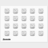 Hoeveel knopen kun je kennen? ronde sticker (Vel)