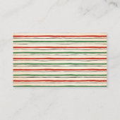 Hoeveel koekjes Santa Christmas Game Kaart Plaatskaartje (Achterkant)