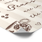 Hoeveel koffiebonen raadspel bord poster (Hoek)