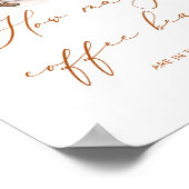 Hoeveel koffiebonen zijn er in de pot? poster (Hoek)