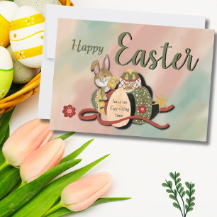 Hoeveel konijnen en kippen ? feestdagenkaart