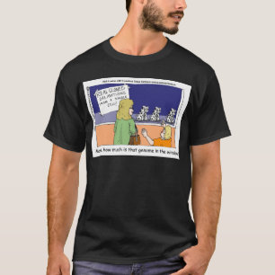 Hoeveel kost die genoomdalmatiër in de etalage? t-shirt