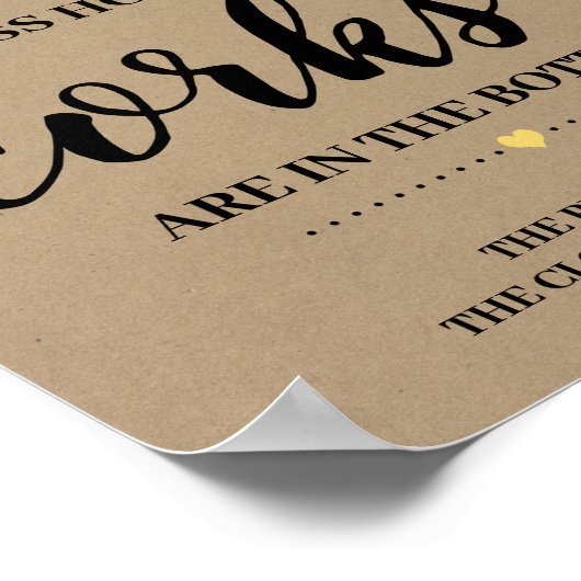 Hoeveel kurken groen zonneschijn Shower spelbord Poster (Hoek)