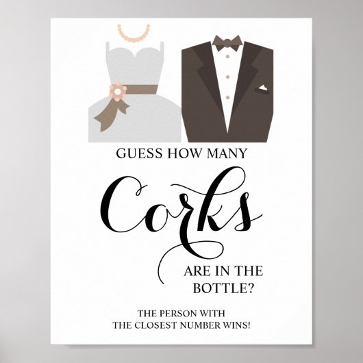 Hoeveel kurken Vrijgezellenfeest spelen? Poster (Voorkant)